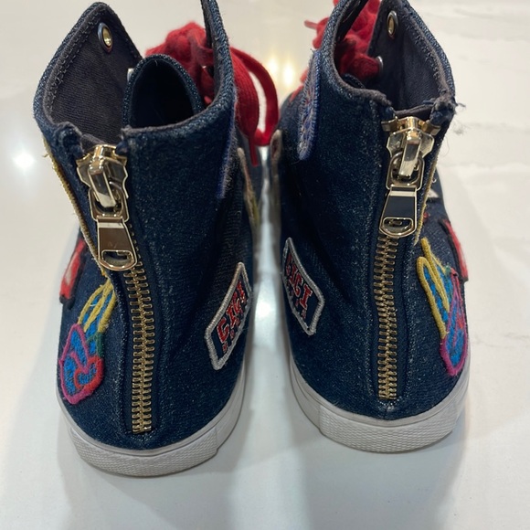 Gigi Hadid x Tommy Hilfiger Denim High Top Sneaker Size 9 - Picture 3 of 8